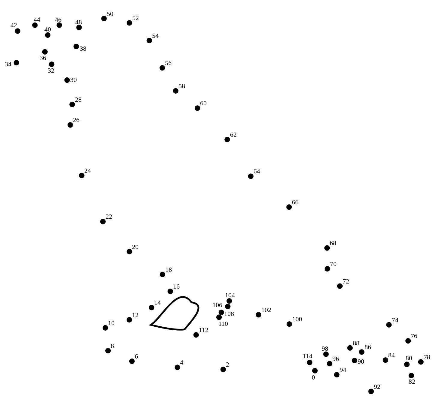 Connect the Dots Numbers 1 to 10