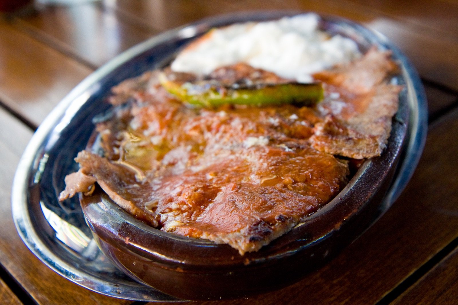 Turkish Iskender Kebab